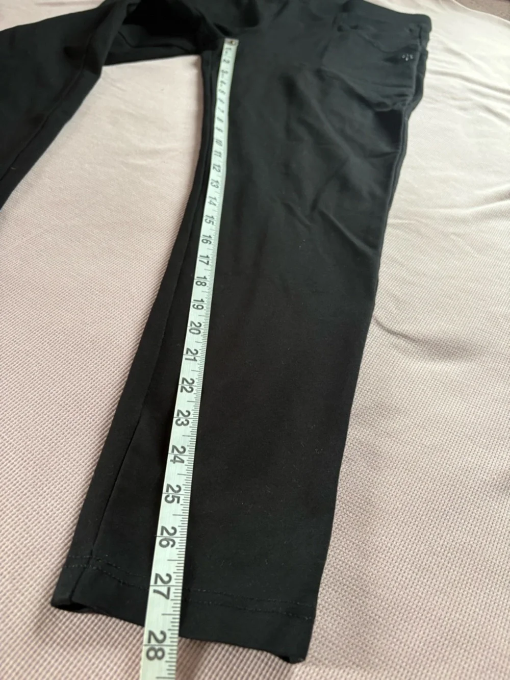 Betabrand TALL Black Straight Leg Stretch Pant Yoga Pant Trousers XL Long - Picture 5 of 5